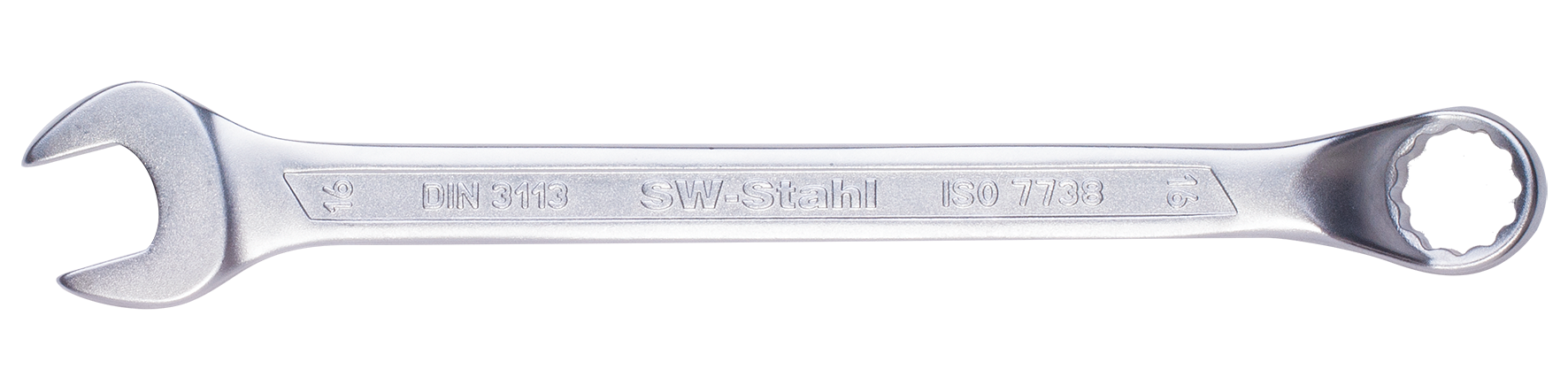 SW-STAHL 00218L Gabelringschl&uuml;ssel, 21 mm, gekr&ouml;pft