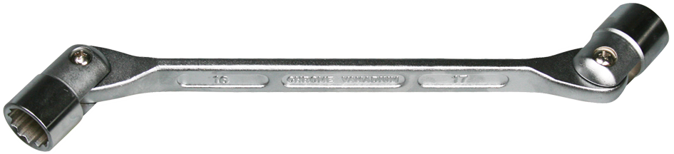 SW-STAHL 00942L Doppelgelenkschl&uuml;ssel, 10 x 11 mm