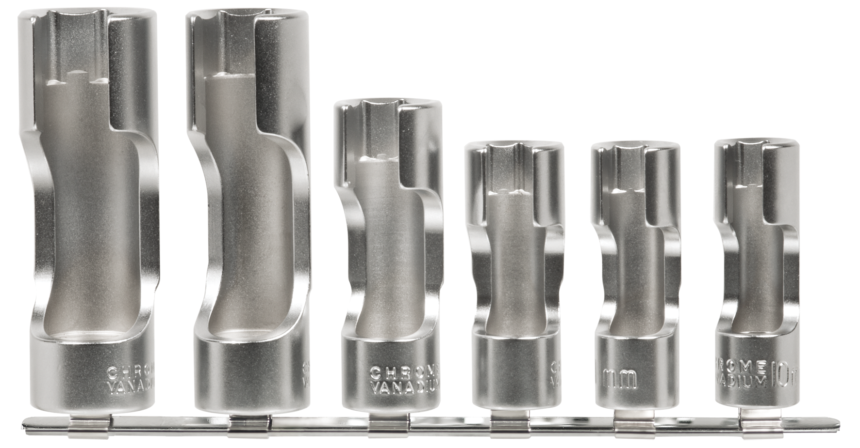 SW-STAHL 01482L Steckschl&uuml;sseleins&auml;tze, 3/8", 10-19 mm, offen, 6-teilig