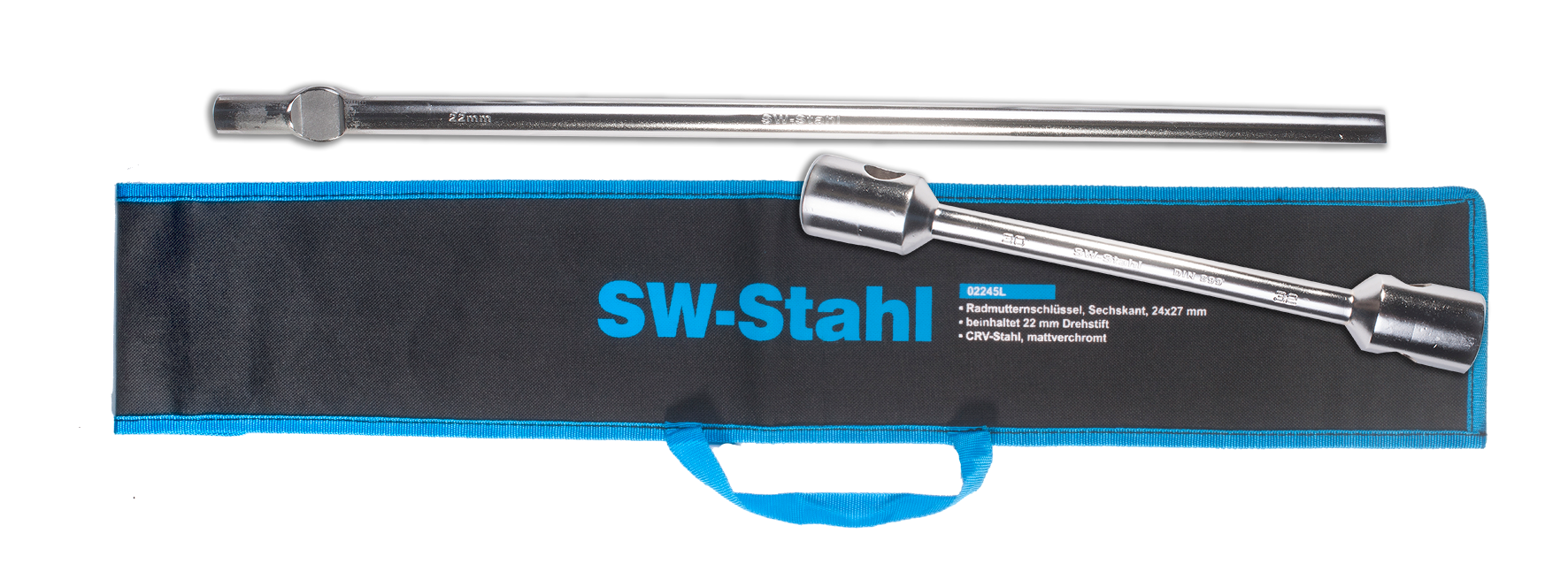 SW-STAHL 02247L Radmutternschl&uuml;ssel, 27 x 32 mm