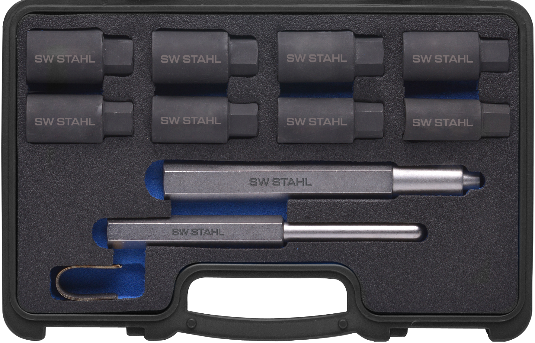 SW-STAHL 02380L Felgenschloss-Demontagesatz, 10-teilig