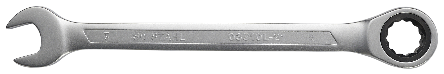 SW-STAHL 03510L-21 Gabelringratschenschl&uuml;ssel, 21 mm