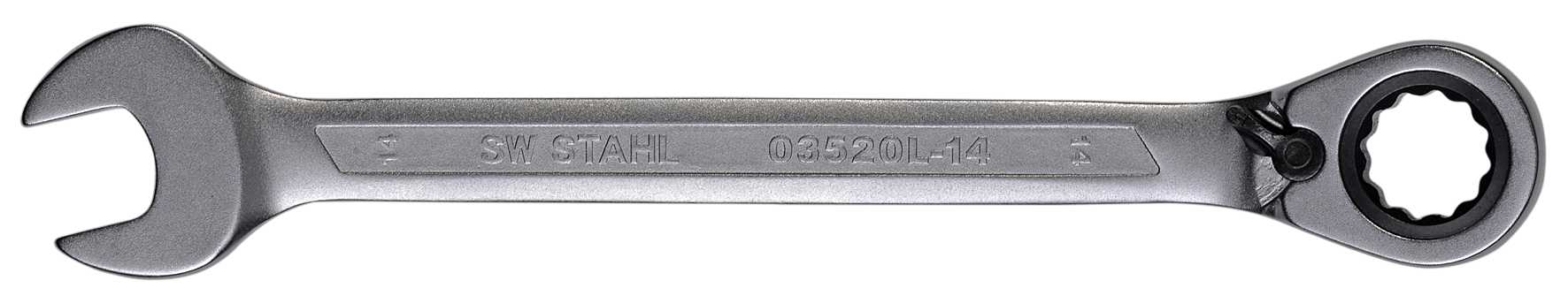SW-STAHL 03520L-14 Gabelringratschenschl&uuml;ssel, 14 mm, umschaltbar