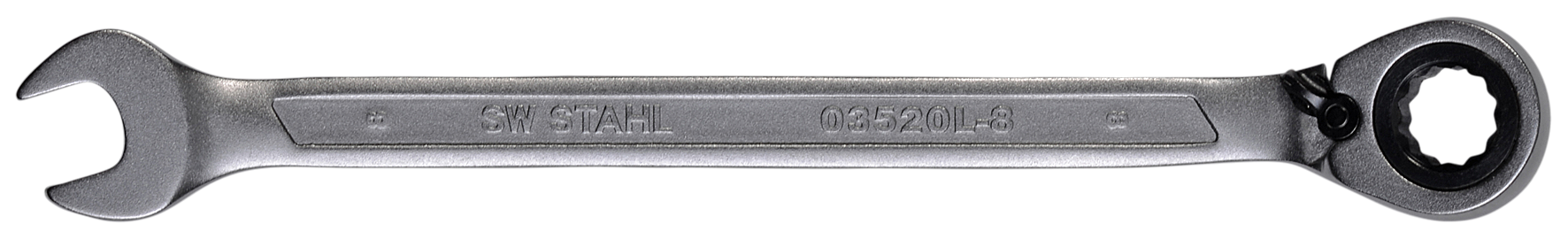 SW-STAHL 03520L-8 Gabelringratschenschl&uuml;ssel, 8 mm, umschaltbar