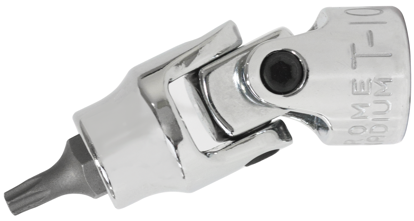 SW-Stahl Schraubendreheinsatz, 1/4 , T-Profil, T10, mit Gelenk