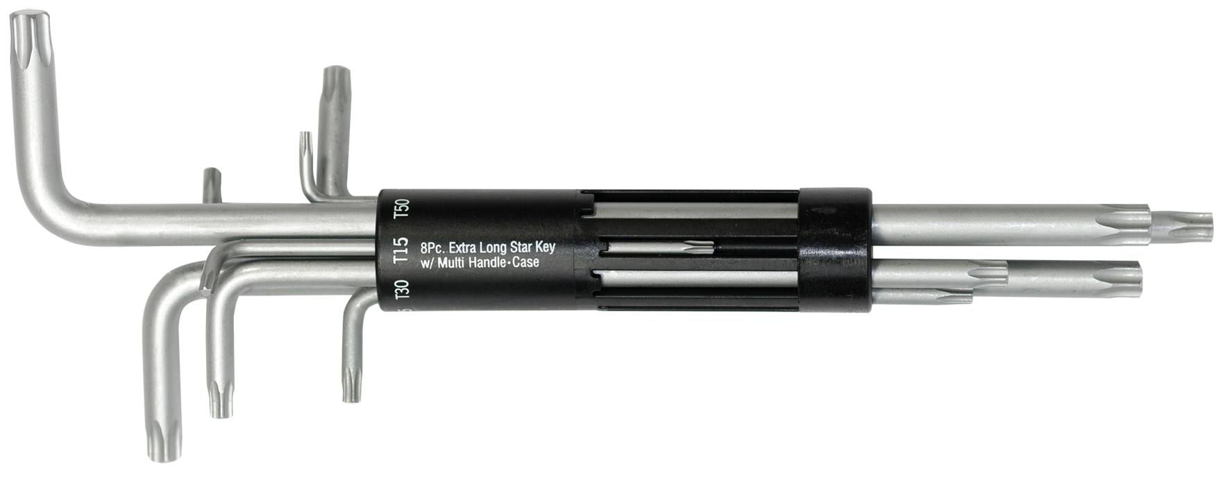 SW-STAHL 04485SB Winkelschlüsselsatz, T-Profil, T10-T50, 8-teilig