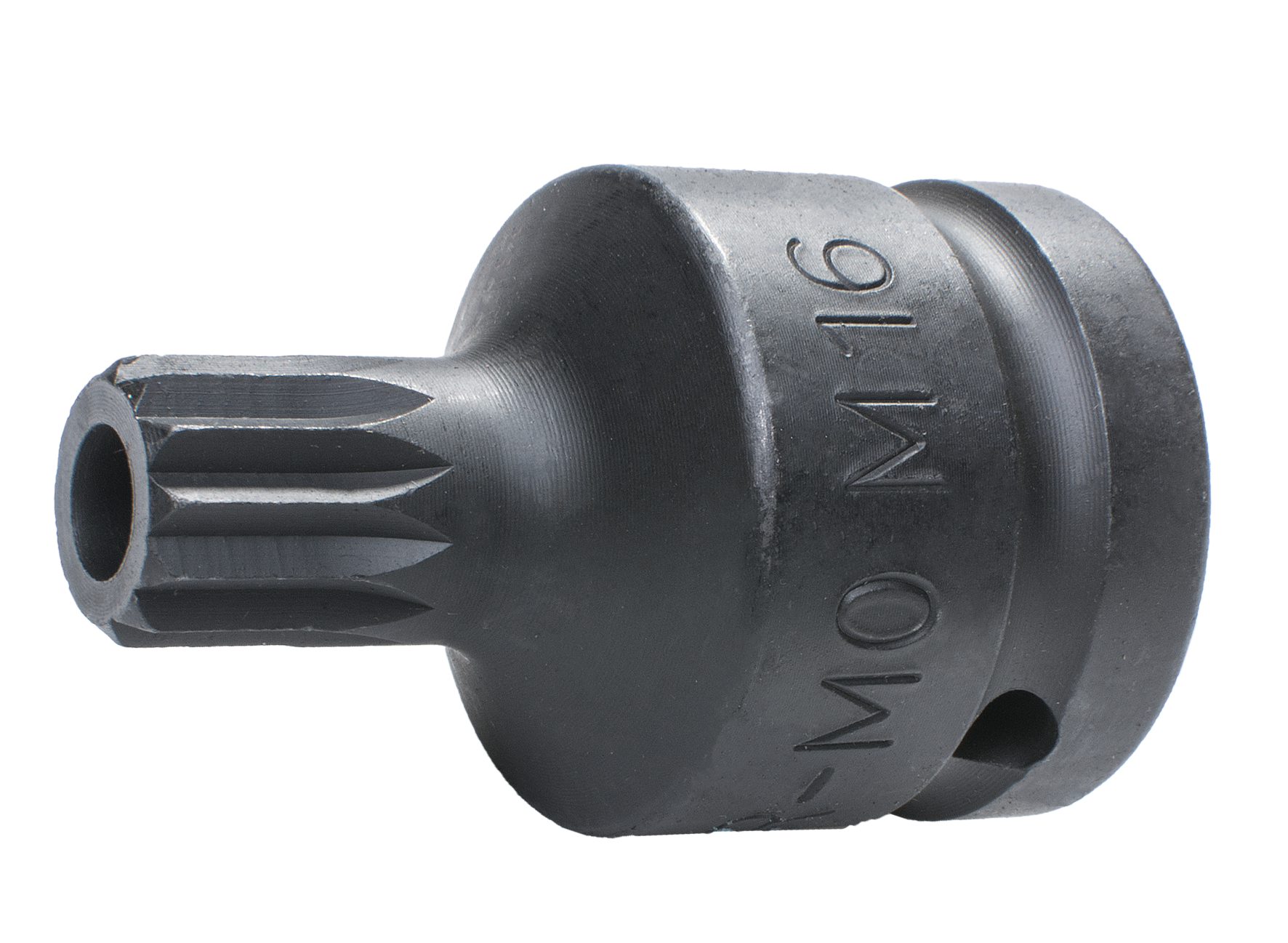 SW-STAHL 04559L IMPACT-Schraubendreheinsatz 3/4 Innenvielzahn M16 mit Bohrung