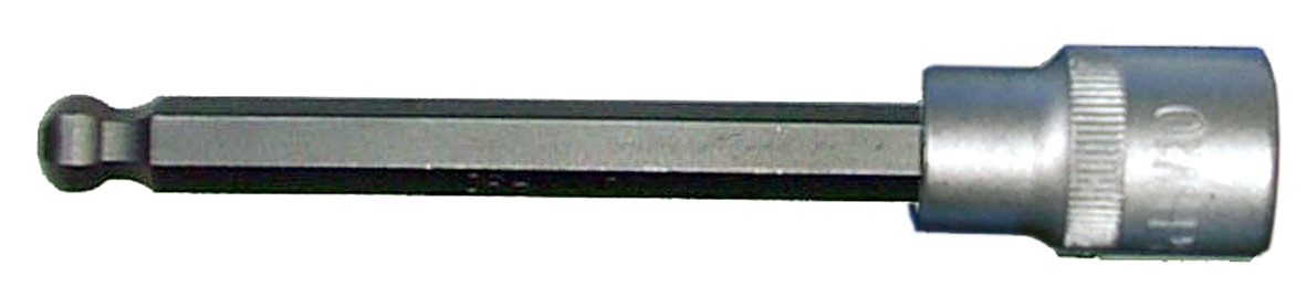 SW-STAHL 05010L-10 Schraubendreheinsatz 1/2 Innensechskant 10 x 140 mm Kugelkopf