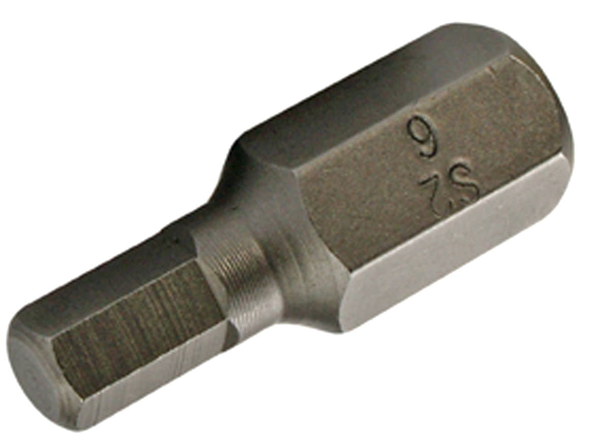 SW-STAHL 05122L Schraubendrehbit, 3/8 , Innensechskant, 6 mm