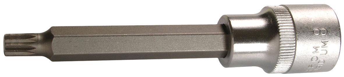 SW-STAHL 05204L Schraubendreheinsatz, 1/2 , Innenvielzahn, M12 x 100 mm