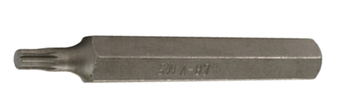 SW-STAHL 05220L Schraubendrehbit, 3/8 , Innenvielzahn, M5, lang