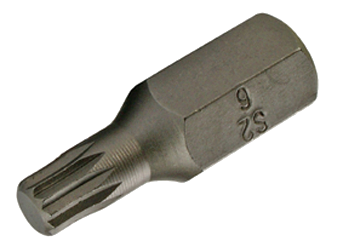 SW-STAHL 05321L Schraubendrehbit, 3/8 , Innenvielzahn, M6