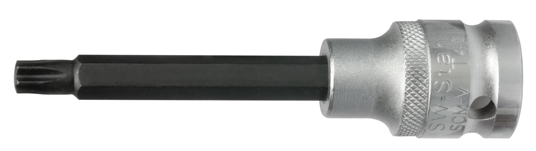 SW-STAHL 05340SB Schraubendreheinsatz, 1/2 , T-Profil, T27 x 100 mm