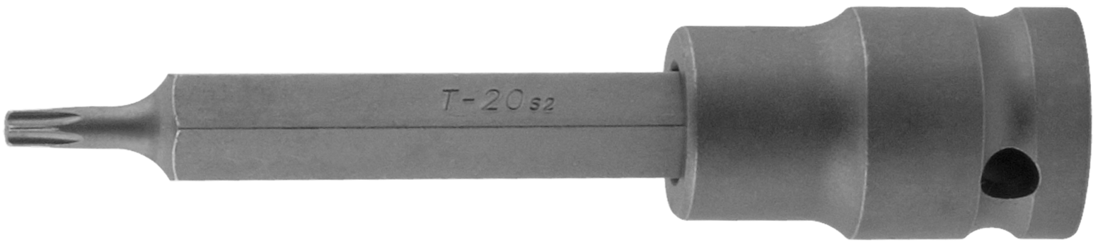 SW-STAHL 05350L IMPACT-Schraubendreheinsatz, 1/2 , T-Profil, T20 x 100 mm