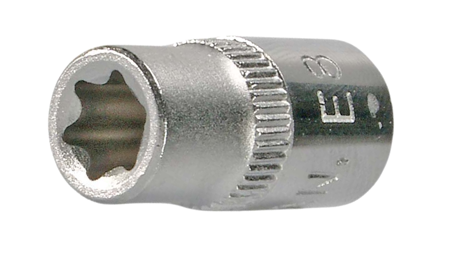 SW-STAHL 05462L Steckschl&uuml;sseleinsatz, 1/4", E-Profil, E8