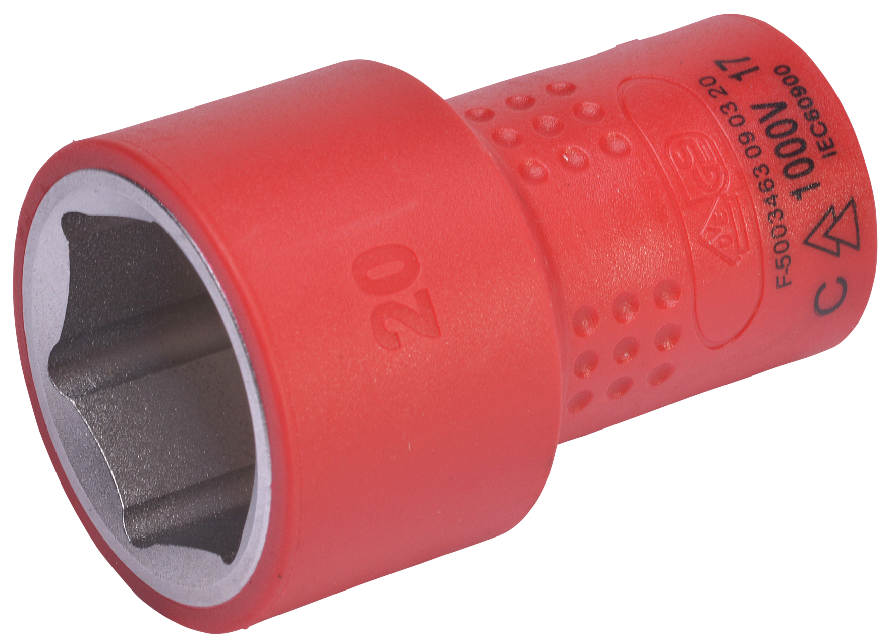 SW-STAHL 05520L-20 Steckschl&uuml;sseleinsatz, 3/8 , 20 mm, VDE