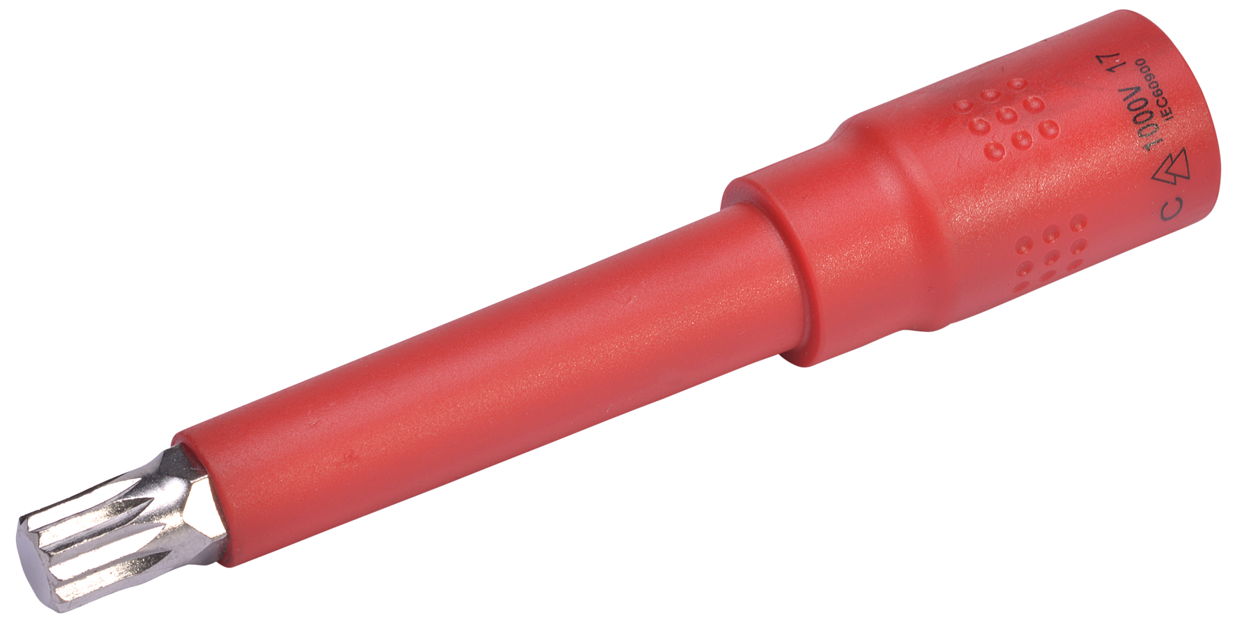 SW-STAHL 05924L-M10 Steckschl&uuml;sseleinsatz, 3/8 , Innenvielzahn, M10, VDE