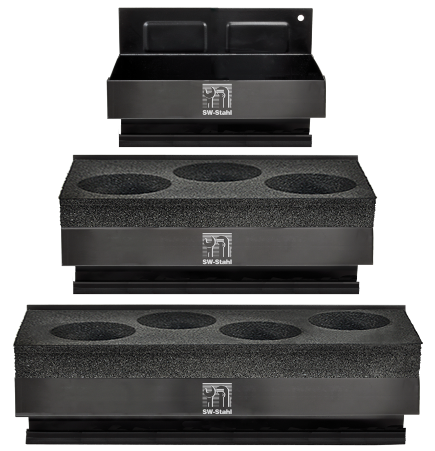 SW-STAHL 07020L Ablageschalensatz mit Schaumstoffeins&auml;tzen f&uuml;r Dosen
