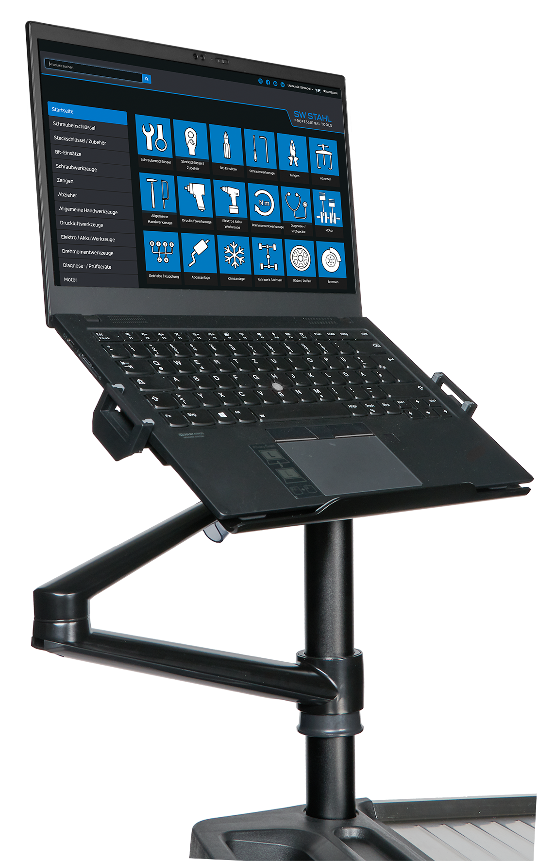 SW-STAHL 07124L Laptop Halter