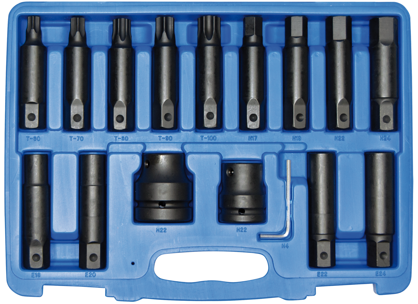 SW-STAHL 07940L IMPACT-Schraubendreheins&auml;tze, 3/4 +1