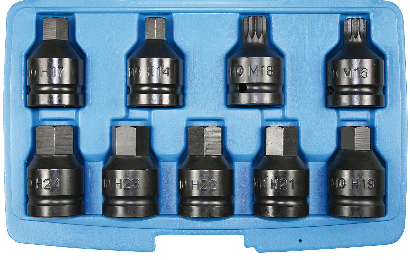 SW-STAHL 07942L IMPACT-Schraubendreheins&auml;tze, 3/4 , Innensechskant, 9-teilig