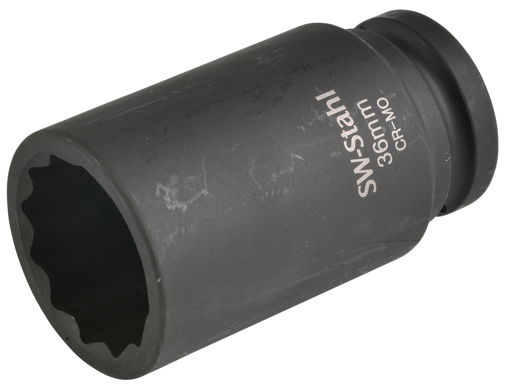 SW-STAHL 10186L-36 IMPACT-Steckschl&uuml;sseleinsatz, 3/4 , Zw&ouml;lfkant, 36 mm, tief