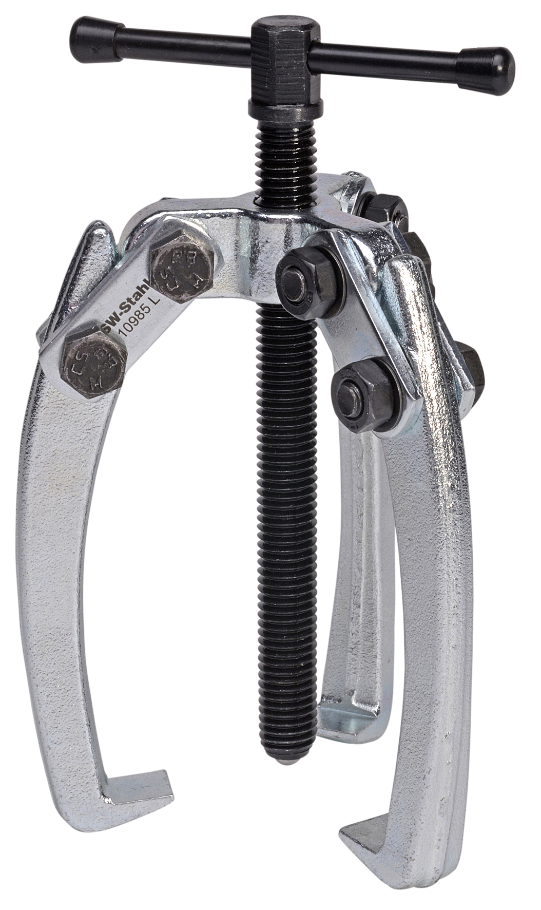 SW-STAHL 10985L Mini Laschen Abzieher, 3-armig, T-Griff, 10 - 90 mm