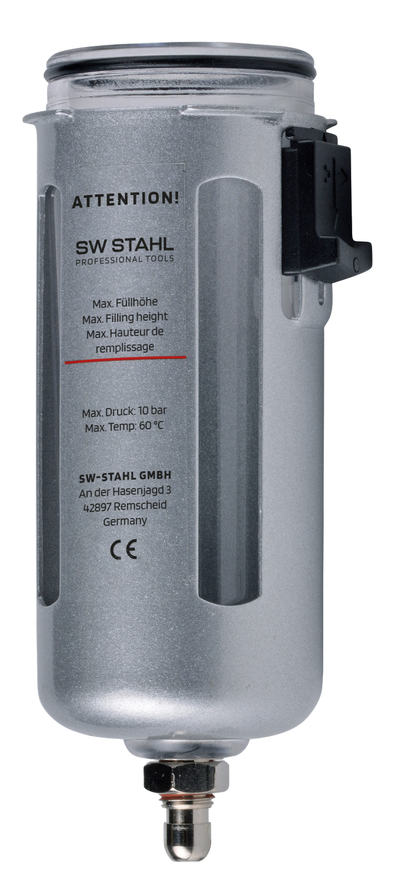 SW-STAHL 25029L-1 Entw&auml;sserungsglas