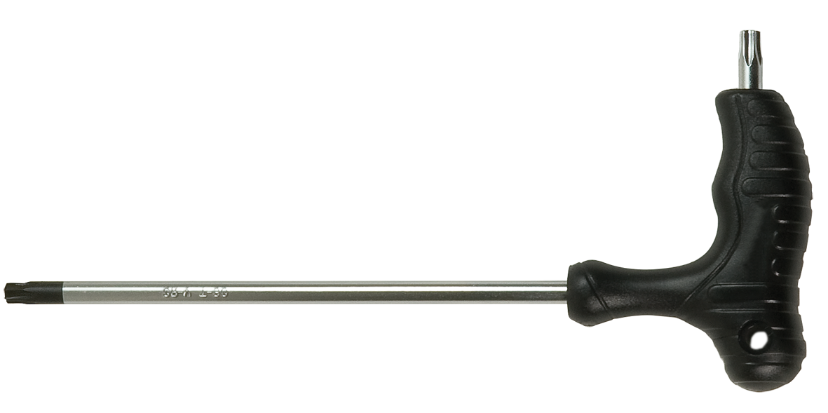 SW-STAHL 31660L-T45 T-Griff Winkelschraubendreher, T-Profil, T45 x 200 mm