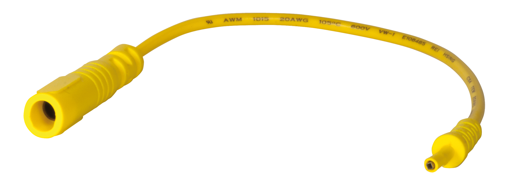 SW-STAHL 32225L-6 Pr&uuml;fkabel Buchse 0,6 mm, gelb, 180 mm