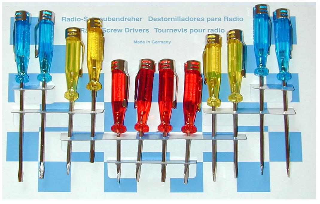 SW-STAHL 32320L Schraubendrehersatz, Mini, Metallclip, 12-teilig