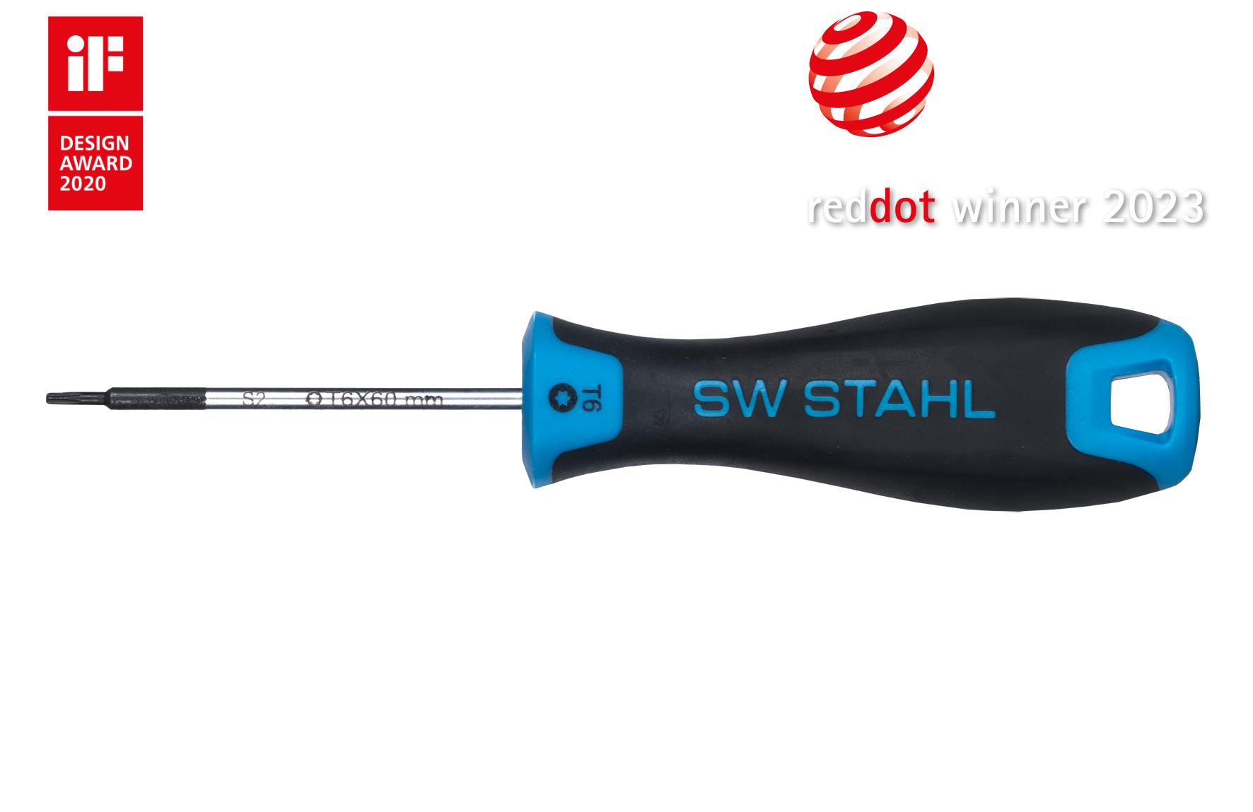 SW-STAHL 32706SB Schraubendreher, T-Profil, T6 x 60 mm