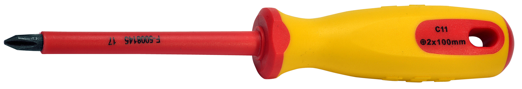 SW-STAHL 33100L-PH2 Schraubendreher, VDE, Kreuz, PH2 x 100 mm