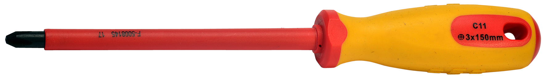 SW-STAHL 33100L-PH3 Schraubendreher, VDE, Kreuz, PH3 x 150 mm