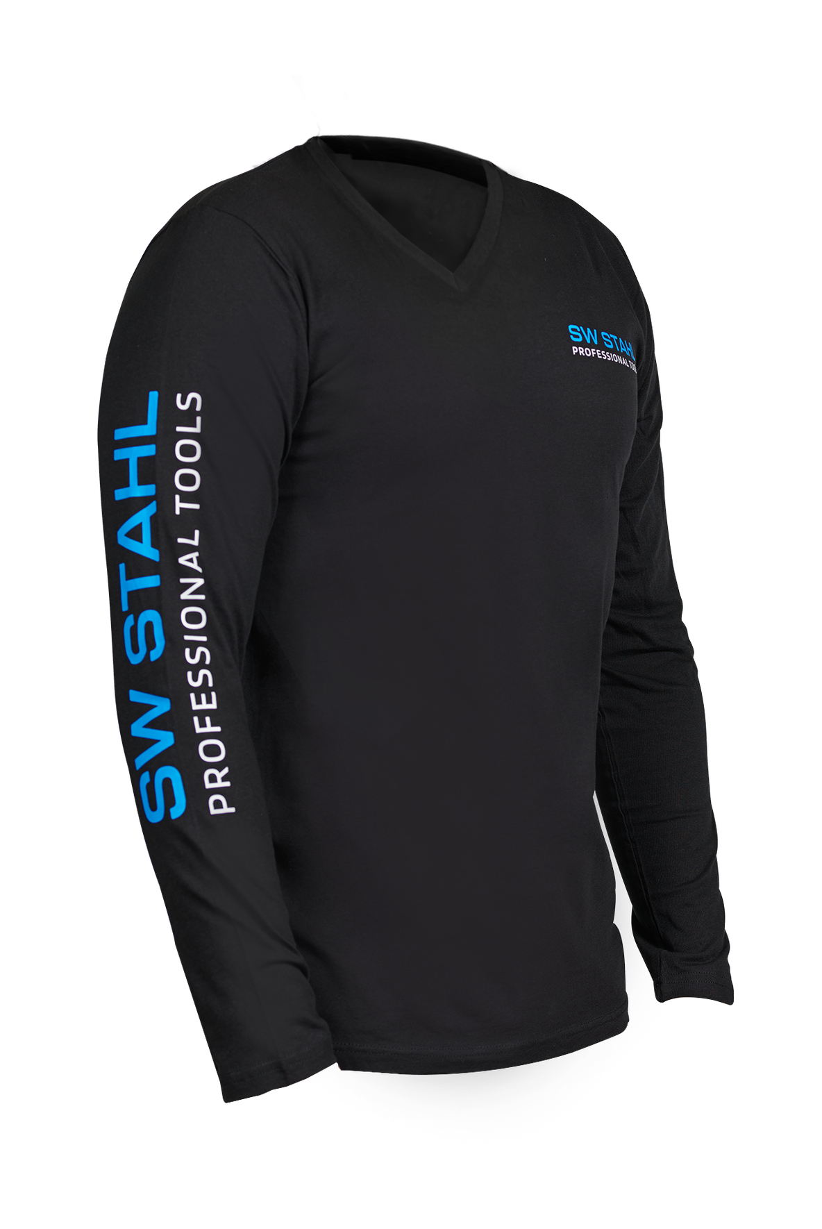 SW-Stahl SW-Stahl Langarmshirt mit V-Ausschnitt, Gr&ouml;&szlig;e M