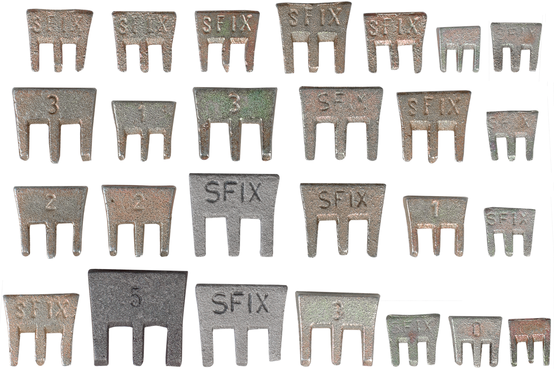 SW-STAHL 50128L Hammerkeilsortiment, 25-teilig