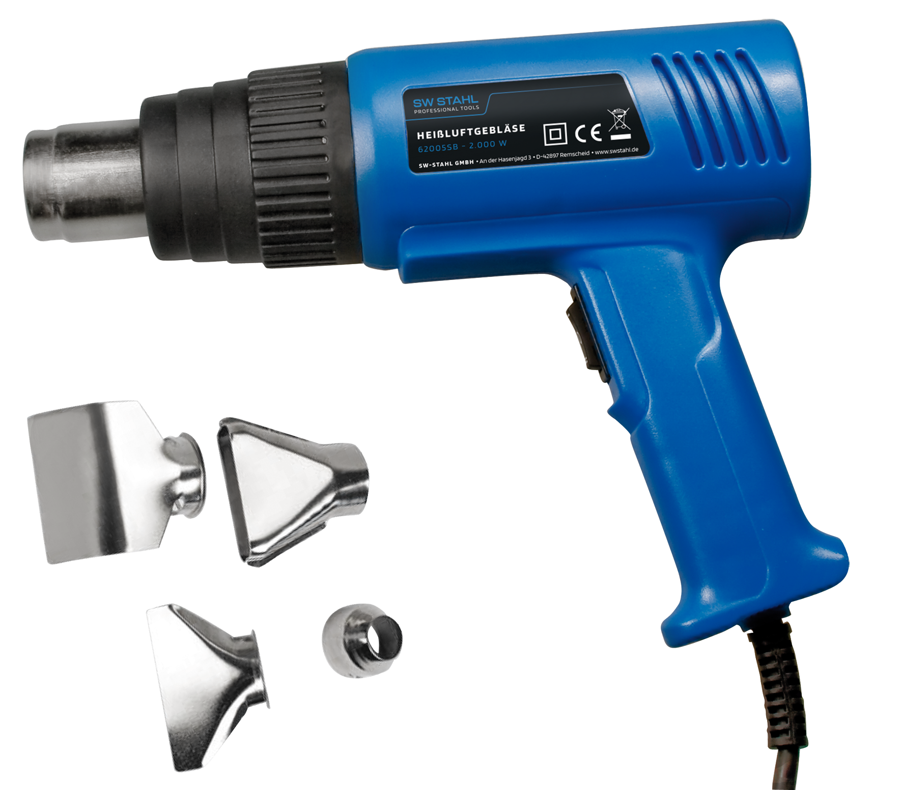 SW-STAHL 62005SB Hei&szlig;luftgebl&auml;se, 2.000 W