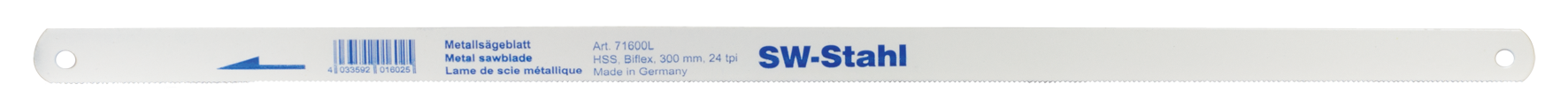 SW-STAHL 71650L Metalls&auml;geblatt, HSS, 300 mm, 10 St&uuml;ck