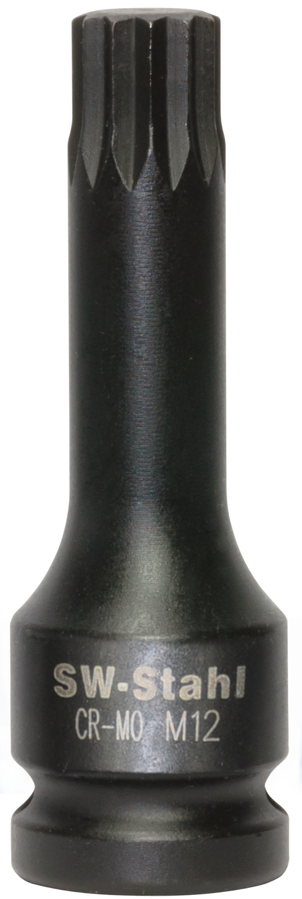 SW-Stahl IMPACT-Schraubendreheinsatz, 1/2", Innenvielzahn, M12 x 78 mm