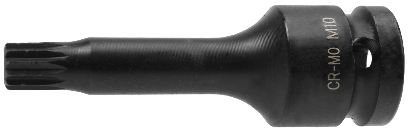 SW-Stahl IMPACT-Schraubendreheinsatz, 1/2 , Innenvielzahn, M4 x 78 mm