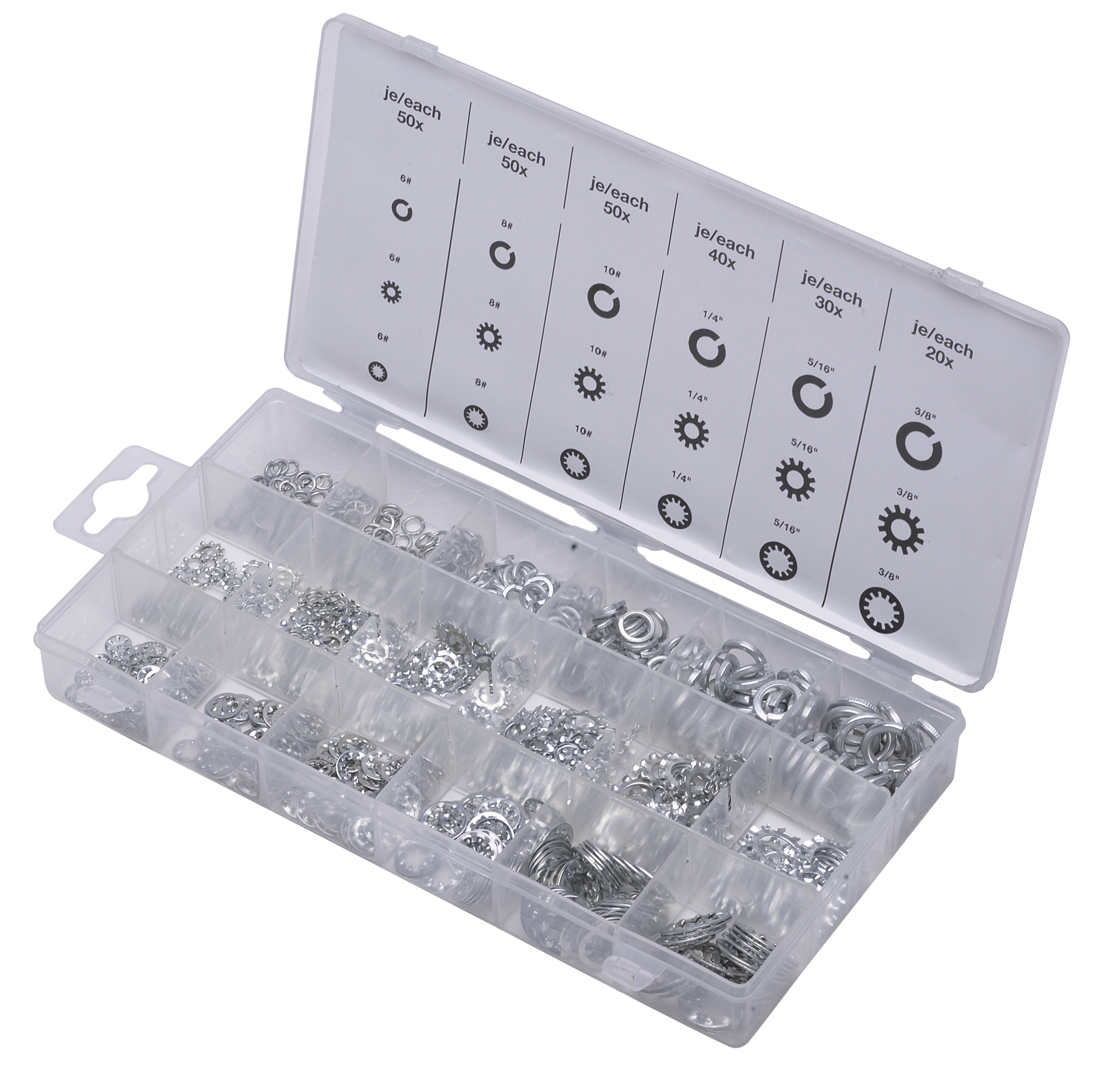 SW-STAHL S8066 Sicherungsring-Sortiment, 720-teilig