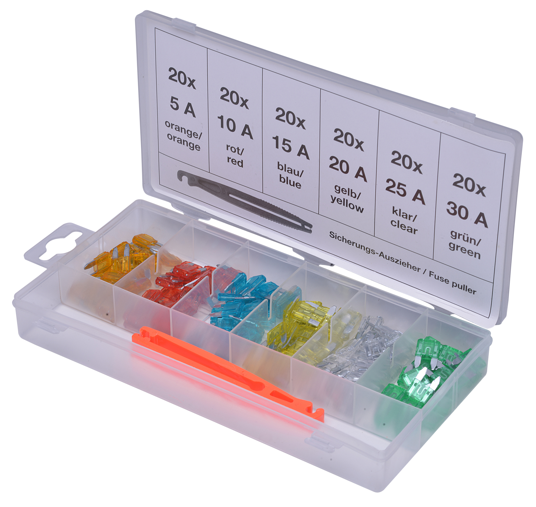 SW-STAHL S8115 Sicherungs-Sortiment, 121-teilig