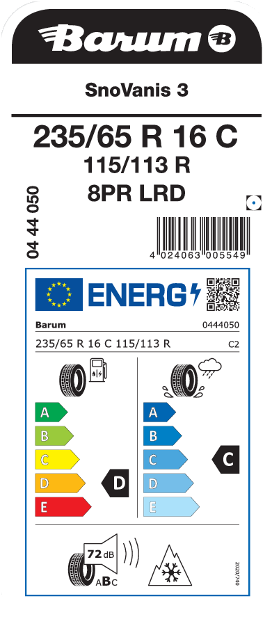 BARUM SnoVanis 3 235/65 R 16 C 115/113R
