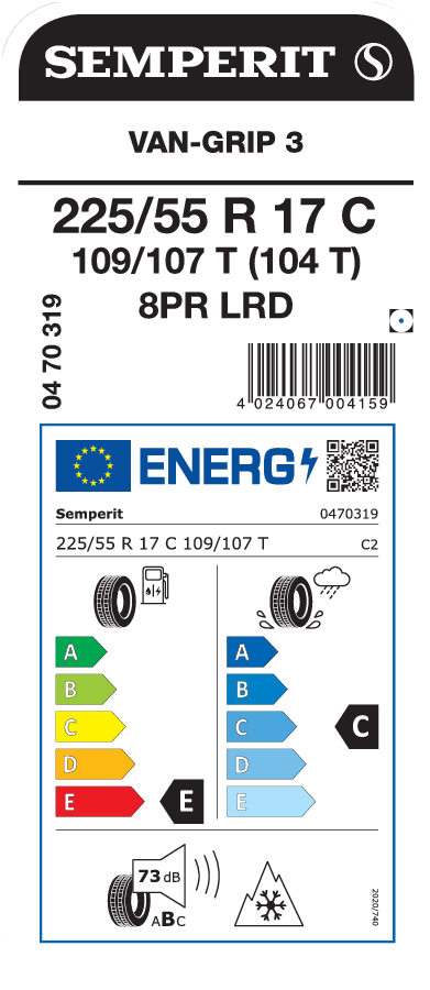 SEMPERIT VAN-GRIP 3 225/55 R 17 C 109/107T (104T)