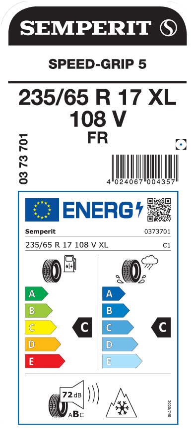 SEMPERIT SPEED-GRIP 5 235/65 R 17 XL 108V