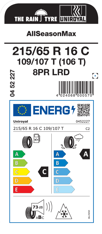 UNIROYAL AllSeasonMax 235/65 R 16 C 115/113R