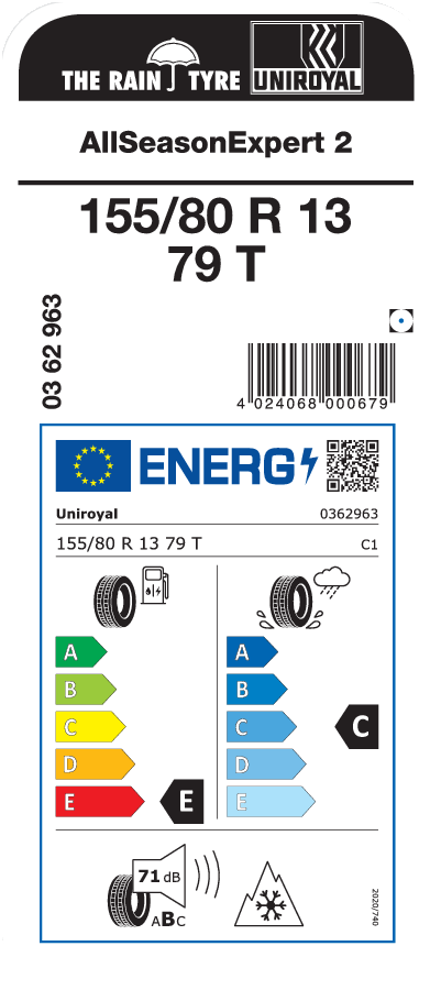UNIROYAL AllSeasonExpert 2 155/80 R 13 079T