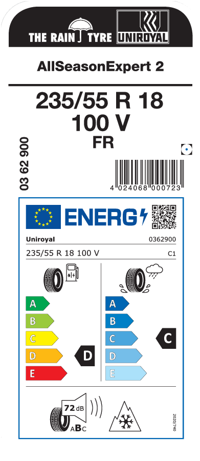 UNIROYAL AllSeasonExpert 2 235/55 R 18 100V