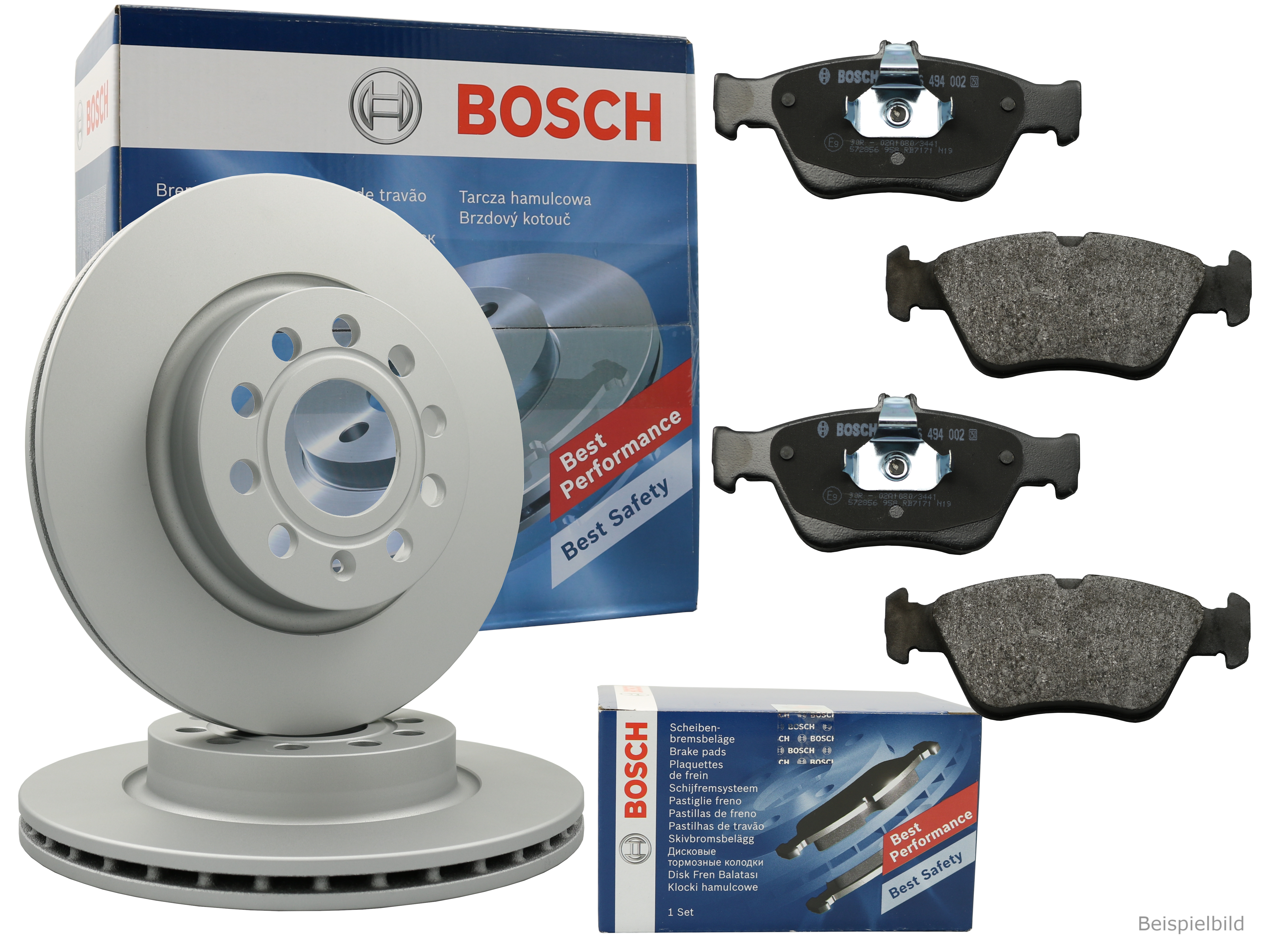 Bremsscheibe BOSCH 0 986 479 A86 f&uuml;r MERCEDES-BENZ RENAULT DACIA SMART