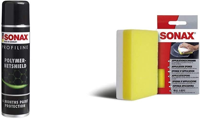 SONAX PROFILINE Polymernetahield Applikations-Schwamm (1 Stück)1x340ml